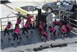 Girls in Pink dancing