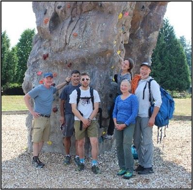 Volunteers, Climbing Wall Refurbishment, 2025