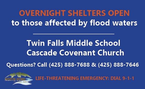 Text describing shelters that are available