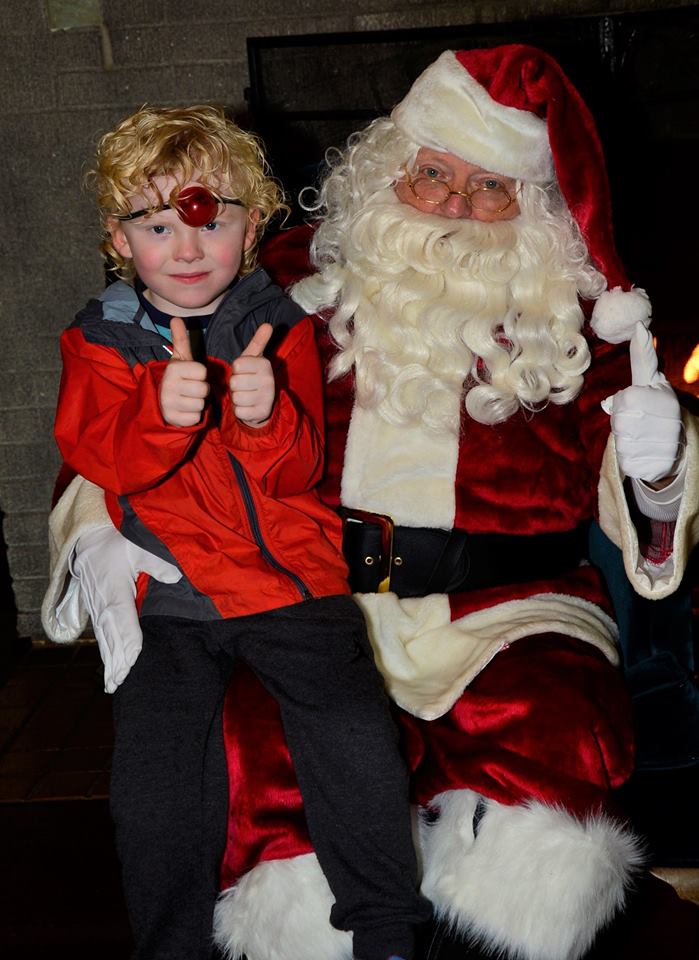 Santa lap