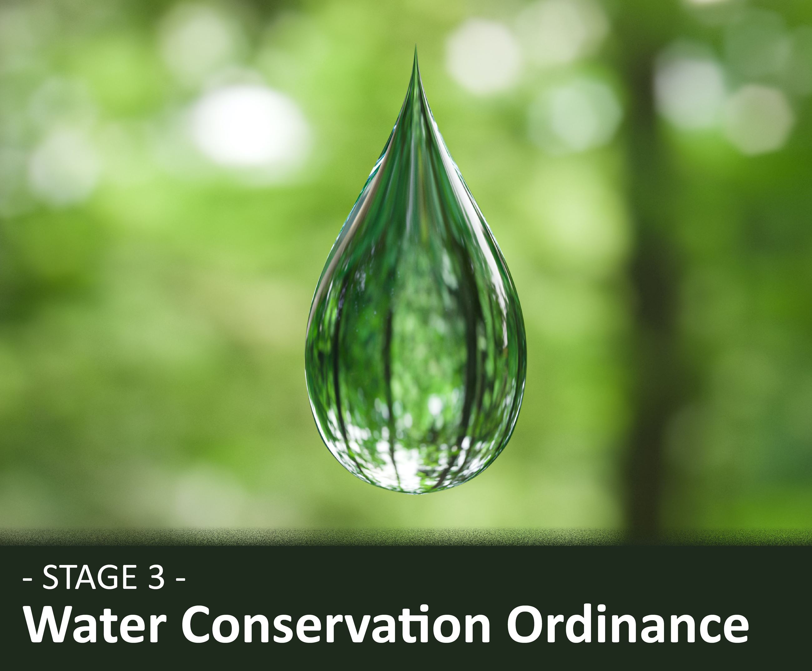 Water Conservation Ordinance, Stage 3, Website Infographic