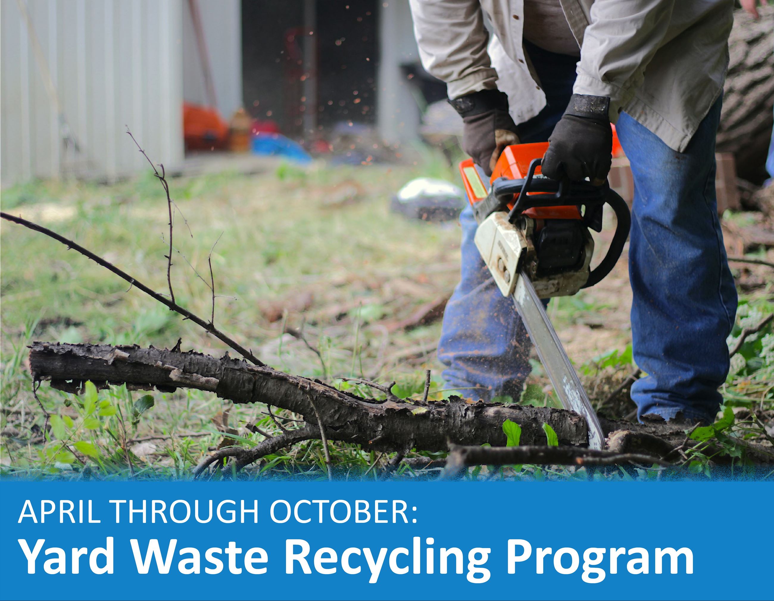 Spring yardwaste events, website infographic