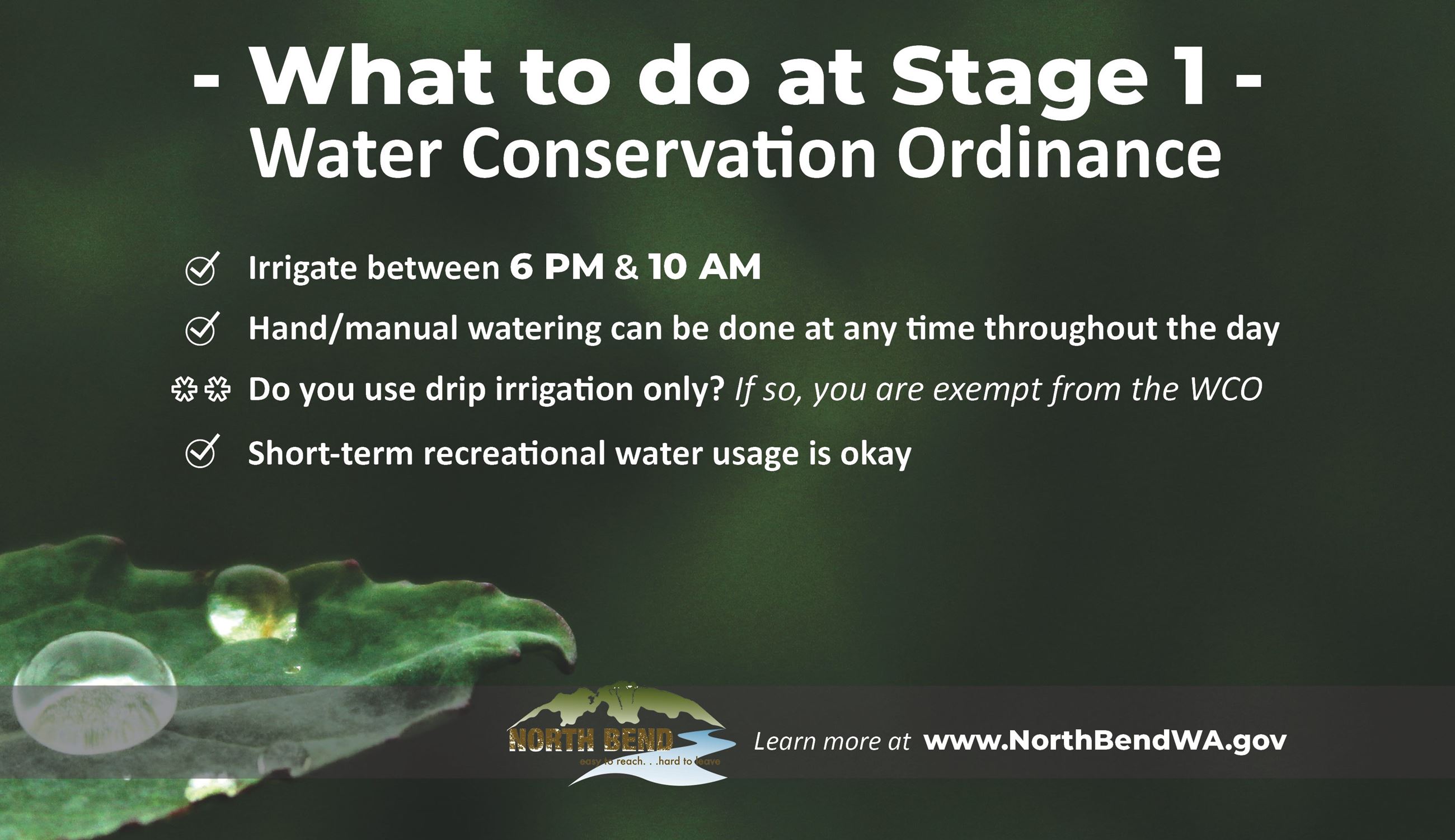 WCO Stage 1 Direction