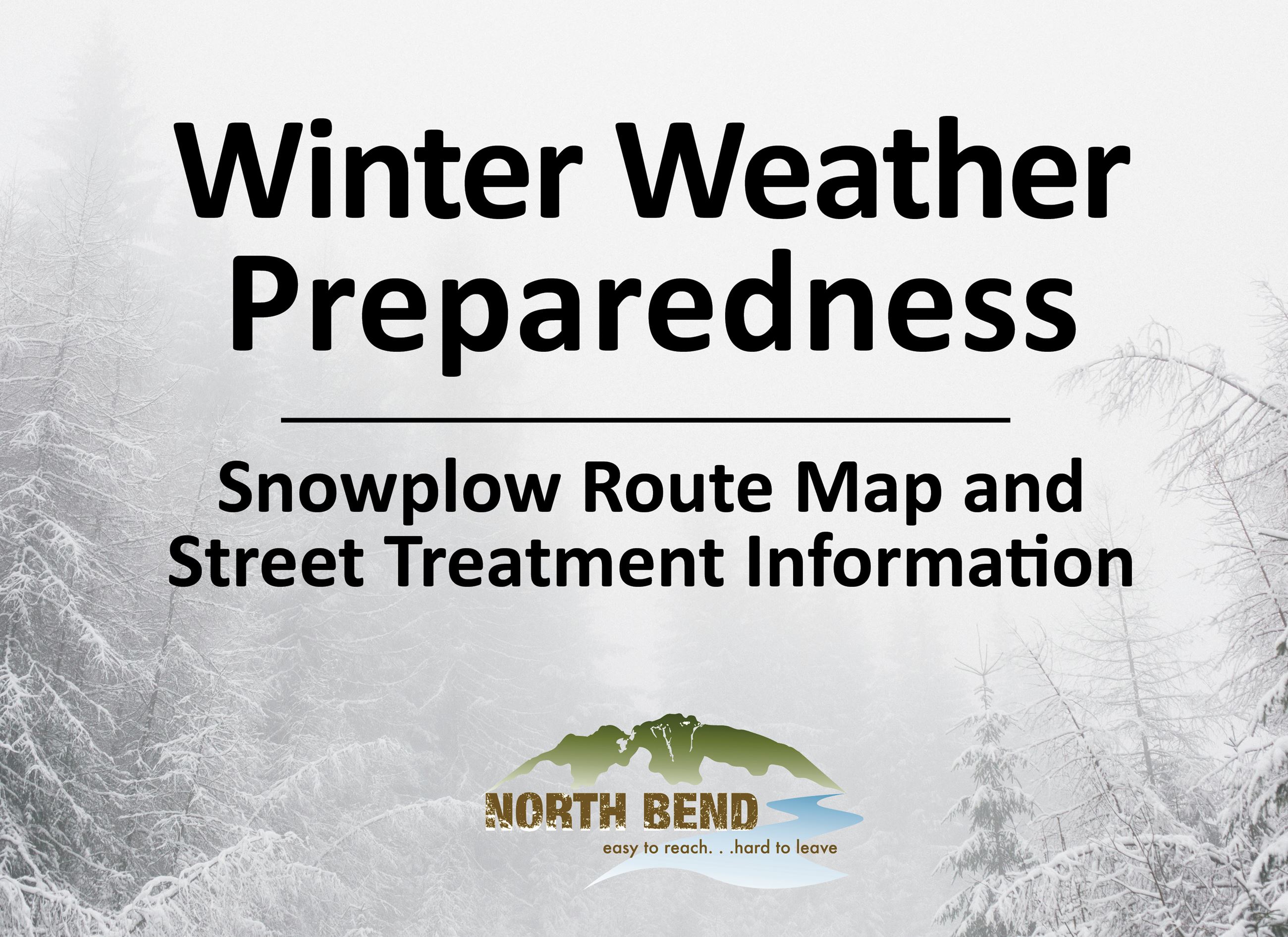 Winter Weather Preparedness, Snowplow Map