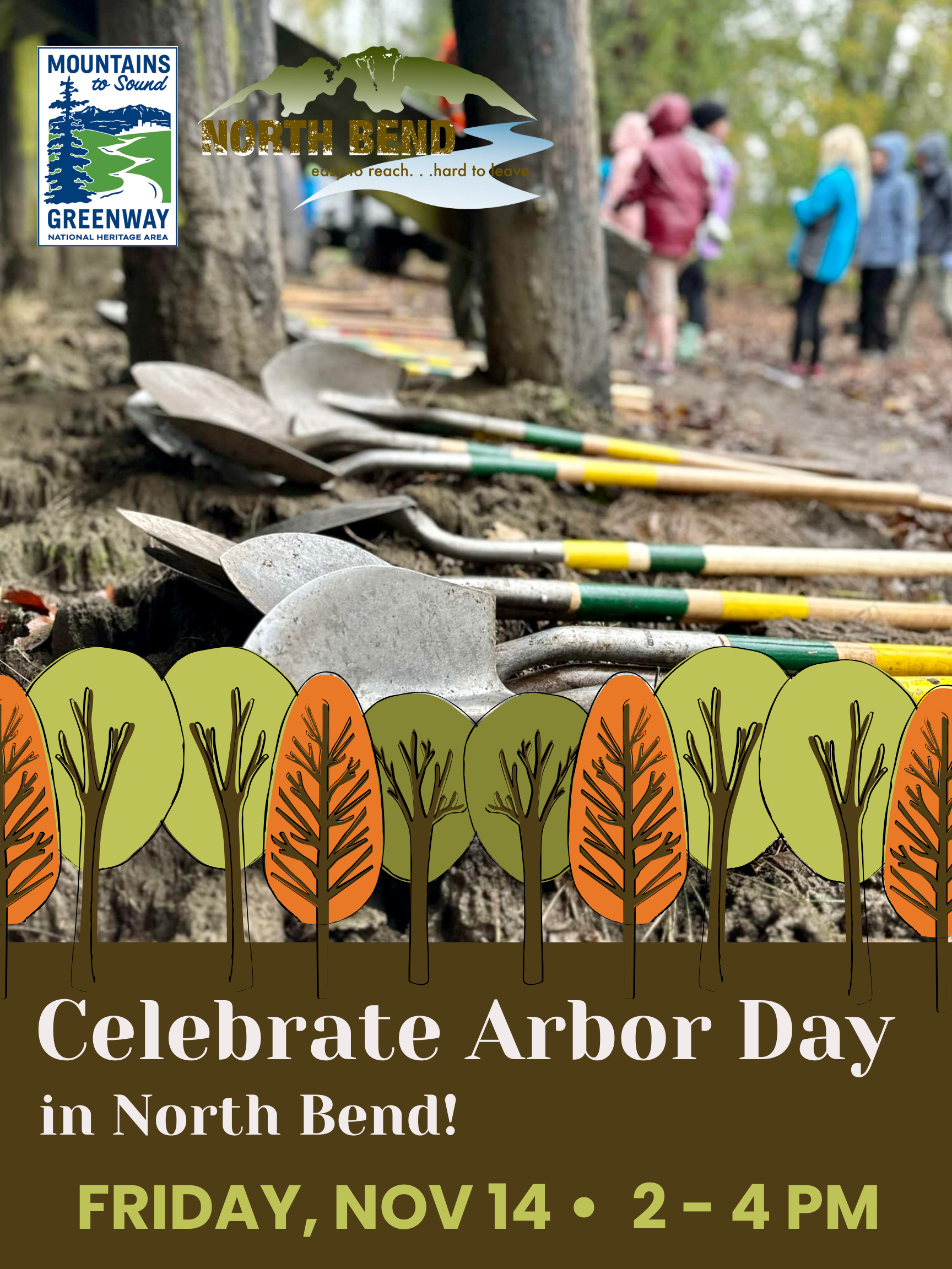 Green Arbor Day Poster