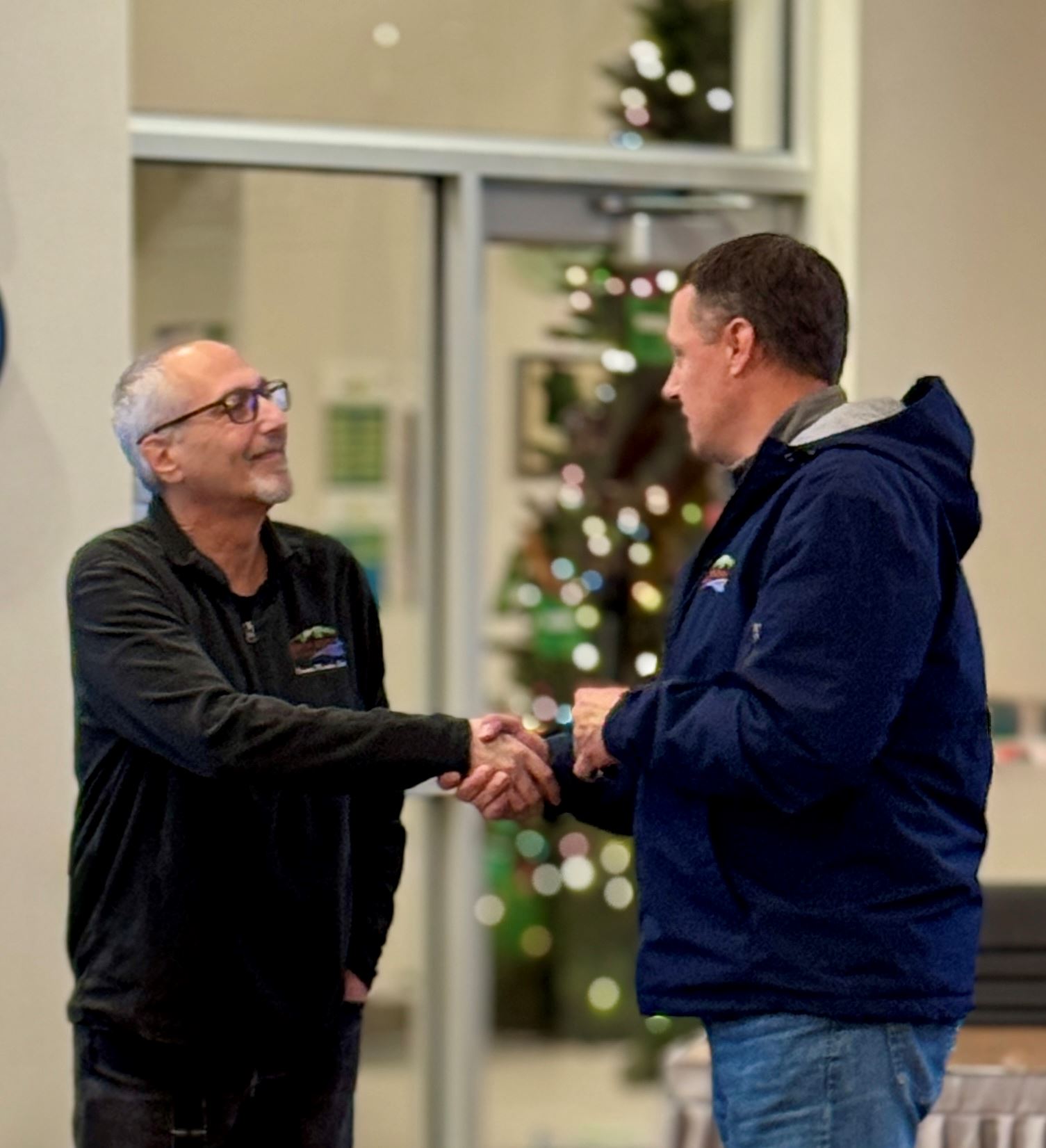 People talking to one another